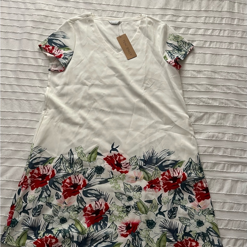 Floral V-Neck Dress